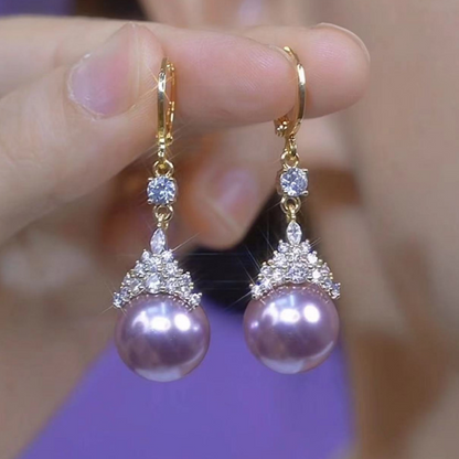 ✨Elegant Shiny French-Style Faux Pearl Earrings