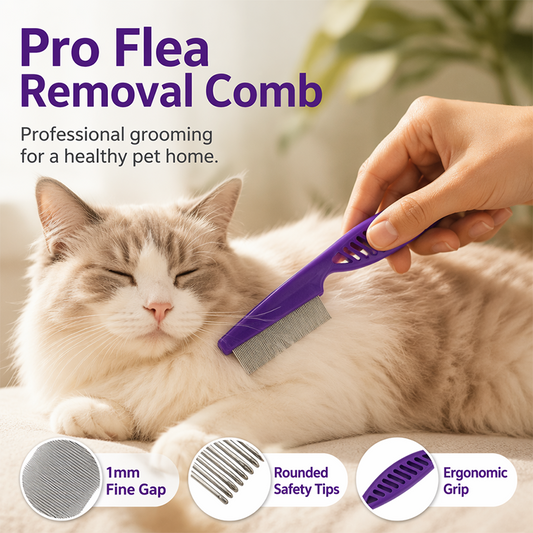 🛡️🐾Fine Tooth Flea Comb for Cats & Dogs