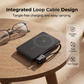 🔋 Portable Smartwatch Power Bank – 2.5W Magnetic Wireless Charger with Built-In Cable