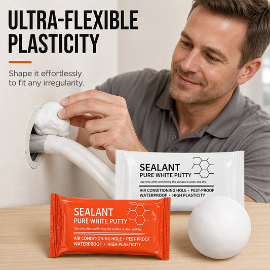 ⏰🧱 Waterproof Wall Hole Sealing Clay for Air Conditioner Pipes — 10-Pack Moldable Sealant Putty for Pipe Gaps & Wall Holes | Tool-Free Application