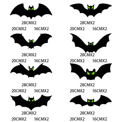 🎃FLASH SALE🎃 3D Bat Decor Stickers Set – 48–128PCS, Reusable, Easy Apply & Remove – Spooky Halloween Vibes! 🦇✨