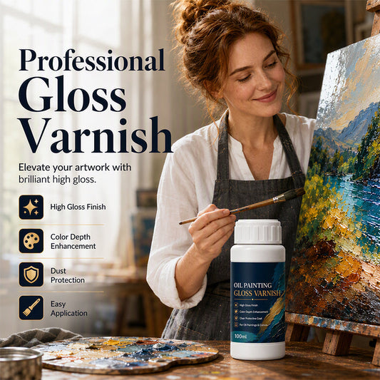 ✨🎨 Professional Art Varnish – Gloss Finish Protector For Paintings & Canvas