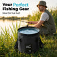 🎣 Portable Collapsible Fishing Bucket – Foldable Water Bucket For Fishing & Outdoor Adventures