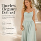 Women's Elegant Spaghetti Strap Maxi Dress