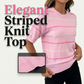 👕 Women's Classic Striped Short-Sleeve T-Shirt