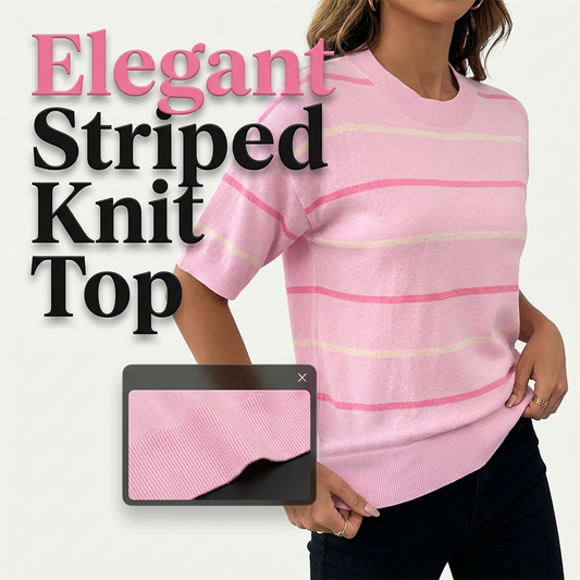 👕 Women's Classic Striped Short-Sleeve T-Shirt