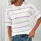 👕 Women's Classic Striped Short-Sleeve T-Shirt