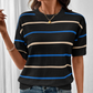 👕 Women's Classic Striped Short-Sleeve T-Shirt