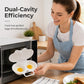 ⏰Last Day Special Price ￡9.99‼️⏰ Microwave Egg Poacher – Dual-Cavity Steamer, Rapid Heating, Non-Stick PP – Ideal for Home, Office & Travel! 🔥