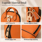 👜💛 LIMITED TIME OFF! 🔑Mini Shell Bag Keychain – PU Leather Lipstick Coin Purse with Golden Padlock & Tassel