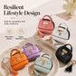 👜💛 LIMITED TIME OFF! 🔑Mini Shell Bag Keychain – PU Leather Lipstick Coin Purse with Golden Padlock & Tassel