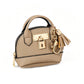 👜💛 LIMITED TIME OFF! 🔑Mini Shell Bag Keychain – PU Leather Lipstick Coin Purse with Golden Padlock & Tassel