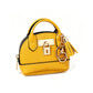 👜💛 LIMITED TIME OFF! 🔑Mini Shell Bag Keychain – PU Leather Lipstick Coin Purse with Golden Padlock & Tassel