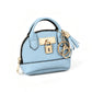 👜💛 LIMITED TIME OFF! 🔑Mini Shell Bag Keychain – PU Leather Lipstick Coin Purse with Golden Padlock & Tassel