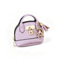 👜💛 LIMITED TIME OFF! 🔑Mini Shell Bag Keychain – PU Leather Lipstick Coin Purse with Golden Padlock & Tassel