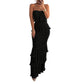 🌸 2026 Fall New Arrival Women’s Strapless Ruffle Maxi Dress