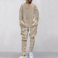 🍂 Men's 2-Piece V-Neck Baggy Sweatshirt & Joggers Set
