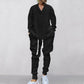 🍂 Men's 2-Piece V-Neck Baggy Sweatshirt & Joggers Set