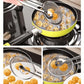 🎉 LIMITED TIME ! 🥢 2-in-1 Stainless Steel Food Tongs & Oil Strainer – Fine Mesh, Ergonomic Handle & Easy Clean ✨