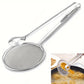 🎉 LIMITED TIME ! 🥢 2-in-1 Stainless Steel Food Tongs & Oil Strainer – Fine Mesh, Ergonomic Handle & Easy Clean ✨