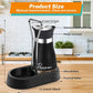🔥🔥🔥 HOT SALE ！！ ! 🐧 Penguin Design Salt and Pepper Shaker Set, Transparent Glass Bottom Seasoning Dispenser, Large‑Mouth Refillable Spice Container for Kitchen Countertop