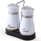 🔥🔥🔥 HOT SALE ！！ ! 🐧 Penguin Design Salt and Pepper Shaker Set, Transparent Glass Bottom Seasoning Dispenser, Large‑Mouth Refillable Spice Container for Kitchen Countertop