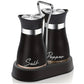 🔥🔥🔥 HOT SALE ！！ ! 🐧 Penguin Design Salt and Pepper Shaker Set, Transparent Glass Bottom Seasoning Dispenser, Large‑Mouth Refillable Spice Container for Kitchen Countertop
