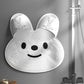 🐰 Cute Bunny Non-Slip Shower Mat 🛁 Exfoliating Silicone Massage Mat