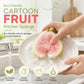 🔥 HOT SALE ！！！🔥 Very durable and cute fruit-shaped dishwashing sponge brush