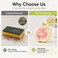 🔥 HOT SALE ！！！🔥 Very durable and cute fruit-shaped dishwashing sponge brush