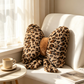 ⏳LAST DAY SALE 🐆🎀Leopard Print Bowknot Throw Pillow– Perfect for sofas, beds & boho decor ✨