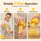 🌽🔥 Portable Manual Corn Stripper Tool for Kitchen and Outdoors – Strip Fresh Kernels in Seconds, No Electricity Needed! 🏕️✨