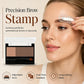 🌸 Two-Color Eyebrow Powder Palette & Adjustable Stamp