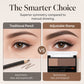 🌸 Two-Color Eyebrow Powder Palette & Adjustable Stamp