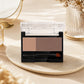 🌸 Two-Color Eyebrow Powder Palette & Adjustable Stamp