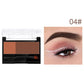🌸 Two-Color Eyebrow Powder Palette & Adjustable Stamp