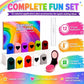 🌈 Temporary Hair Chalk Color Set 🌸 Instant Hair Makeover Without Dye
