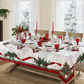🎄 Waterproof Christmas Tablecloth  🌟 Cozy Holiday Party Table Decor