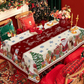 🎄 Waterproof Christmas Tablecloth  🌟 Cozy Holiday Party Table Decor