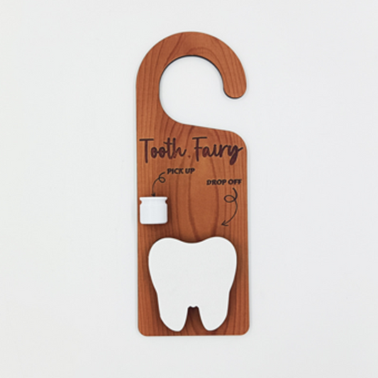 🦷 Wooden Tooth Fairy Door Hanger 🧚