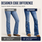 ⏰Last Day Sale  💃 Women High Waisted Distressed Flare Jeans