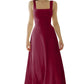 👗 Women's Sleeveless Square Neck Dress with Back Tie