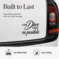 🚗 Spanish Inspirational Quote Car Sticker 🎨 Personalized Style Auto Decal