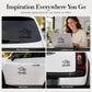 🚗 Spanish Inspirational Quote Car Sticker 🎨 Personalized Style Auto Decal