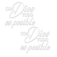 🚗 Spanish Inspirational Quote Car Sticker 🎨 Personalized Style Auto Decal