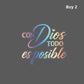🚗 Spanish Inspirational Quote Car Sticker 🎨 Personalized Style Auto Decal