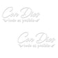 🚗 Spanish Inspirational Quote Car Sticker 🎨 Personalized Style Auto Decal