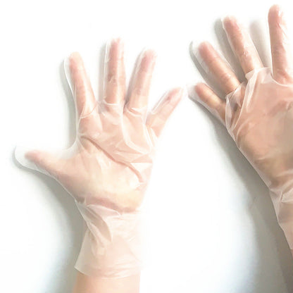 📢 LIMITED TIME! ⏰🥢 100 Pcs Transparent Food Contact Disposable Gloves – Highly Elastic, Hygienic & Widely Applicable! ✨