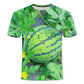 🍉 Funny Watermelon Print T-Shirt