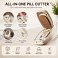 ⚡ Quick & Easy Pill Splitter 💊 Portable Pill Cutter Splitter